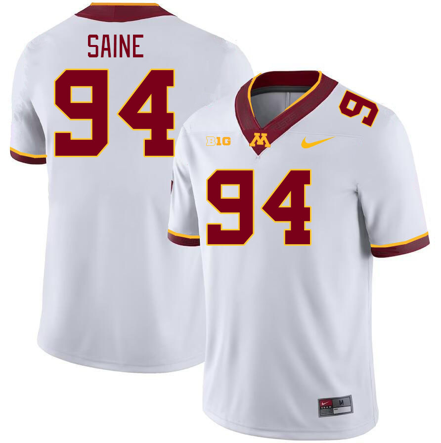 Men #94 Mo Saine Minnesota Golden Gophers College Football Jerseys Stitched-White